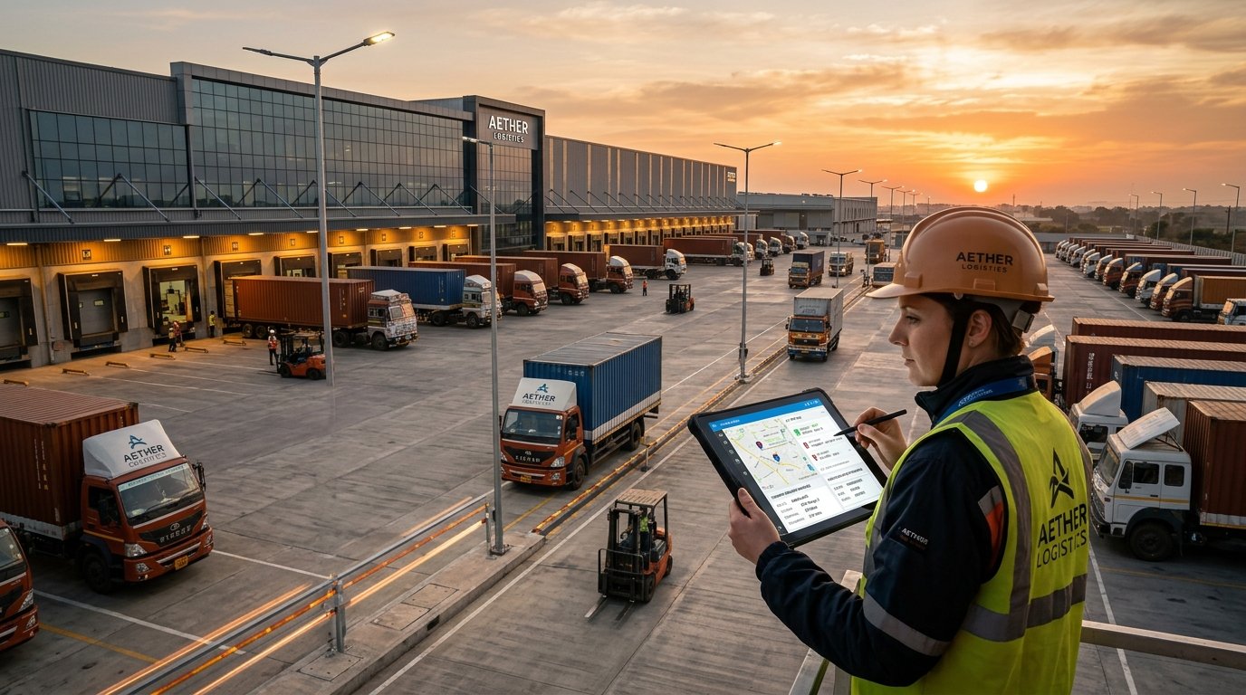 Logistics and Freight Fleet Depot
